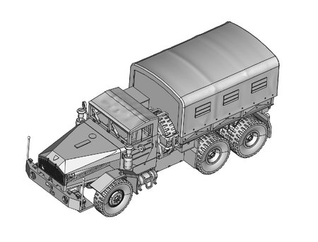 FAUN 912/45 A Zugmaschine mit offenen Haubenseiten