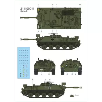 Kanonenjagdpanzer 4-5 frühe Ausf. mit 2 Fig. und RP-Laufwerken