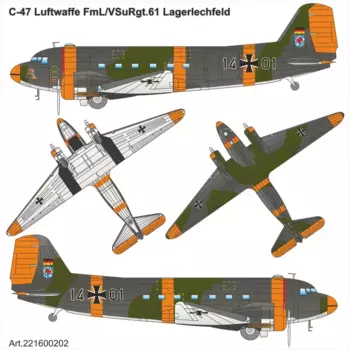 C-47 Luftwaffe FmL/VSuRgt.61 Lagerlechfeld