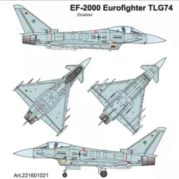EUROFIGHTER TYPHOON Einsitzer TLG74 (ex JG74 "Mölders")